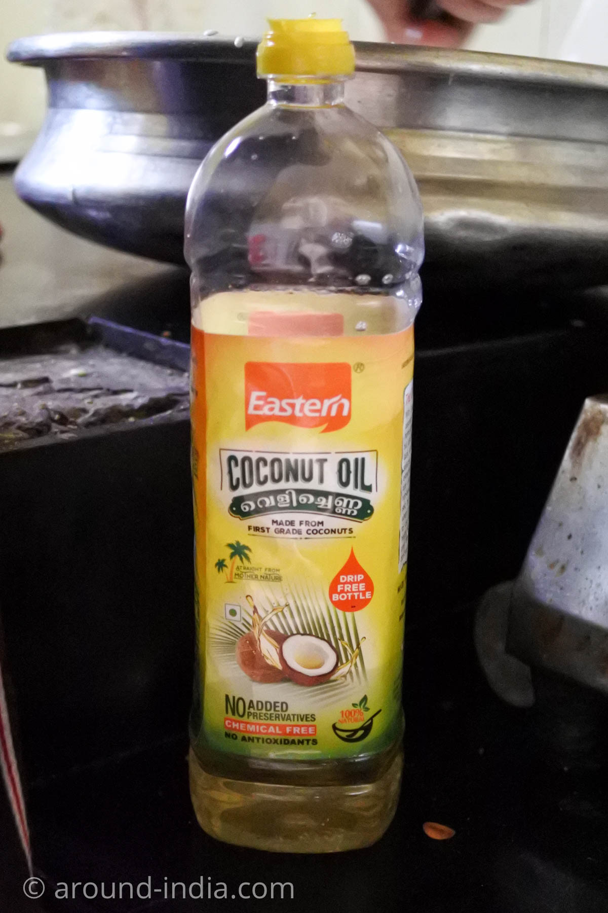 ケララでは料理にココナッツオイルが一般的