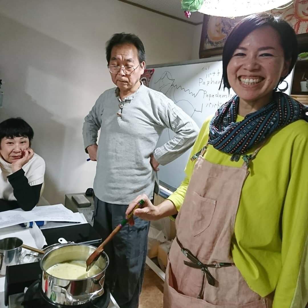 YAJコラボ講座 ギー作り中