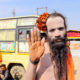 インドのお祭 クンブメーラ 裸のサドゥ naga sadhu