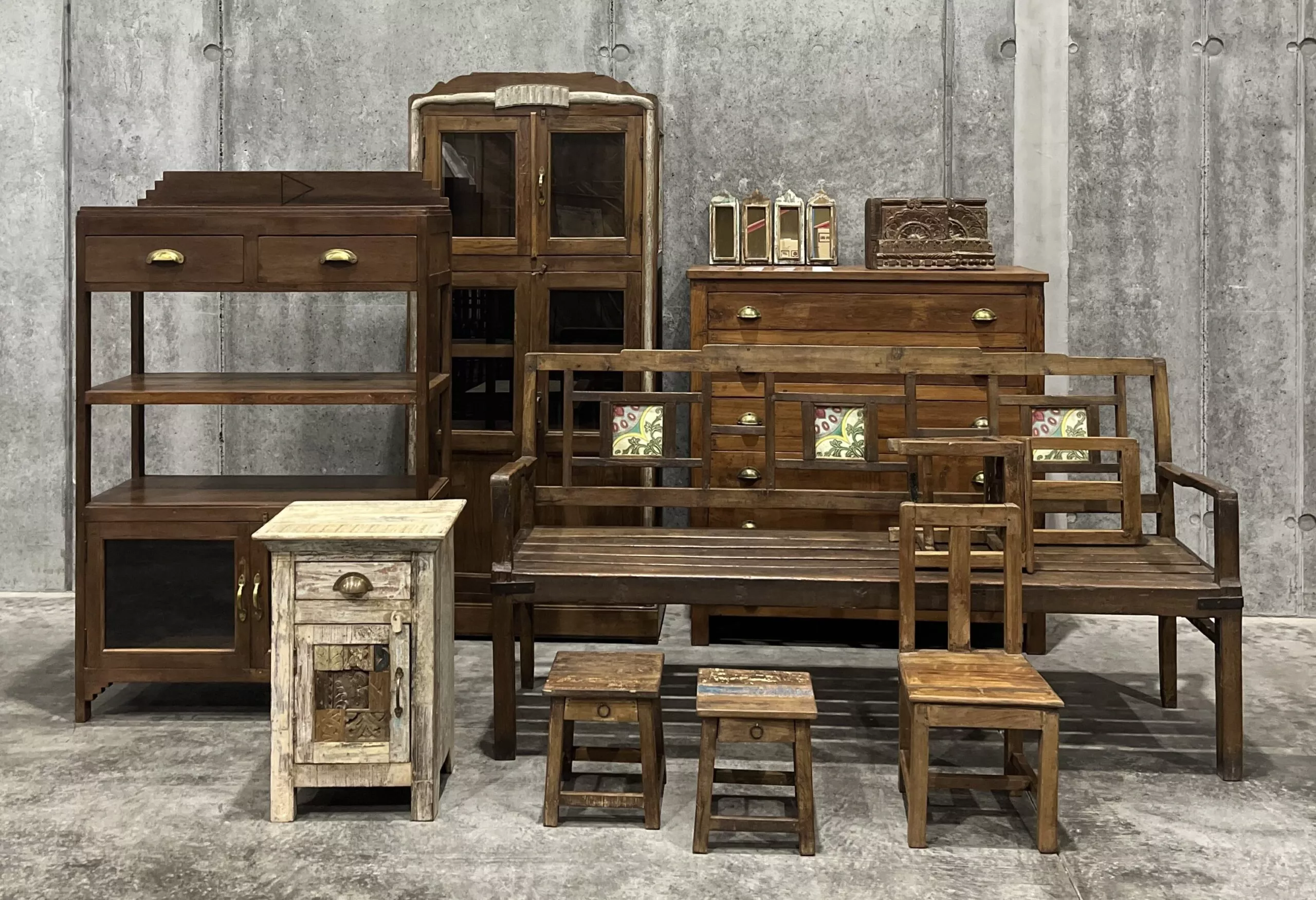 無印良品 インドの古家具
