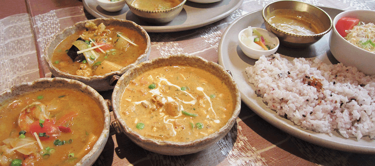 茅ヶ崎ボージャンのインド料理