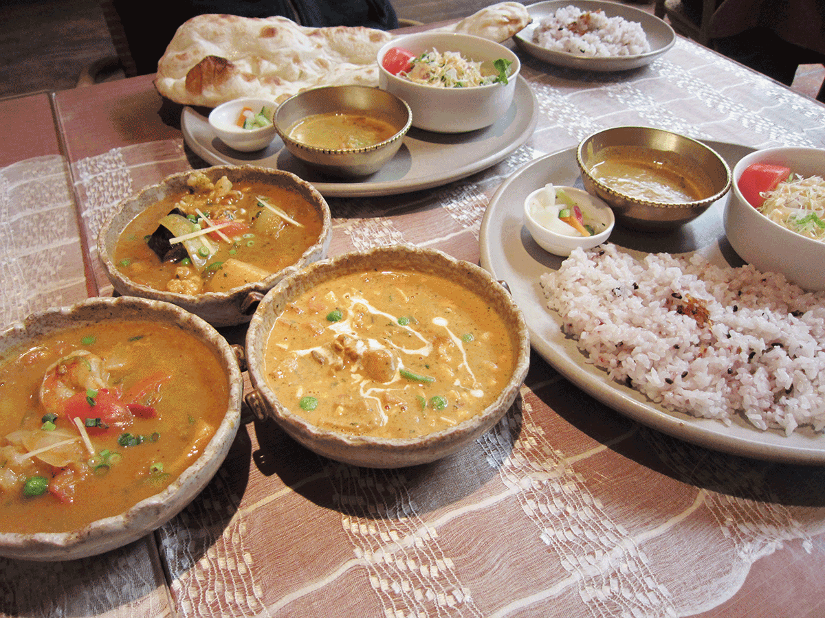茅ヶ崎ボージャンのインド料理