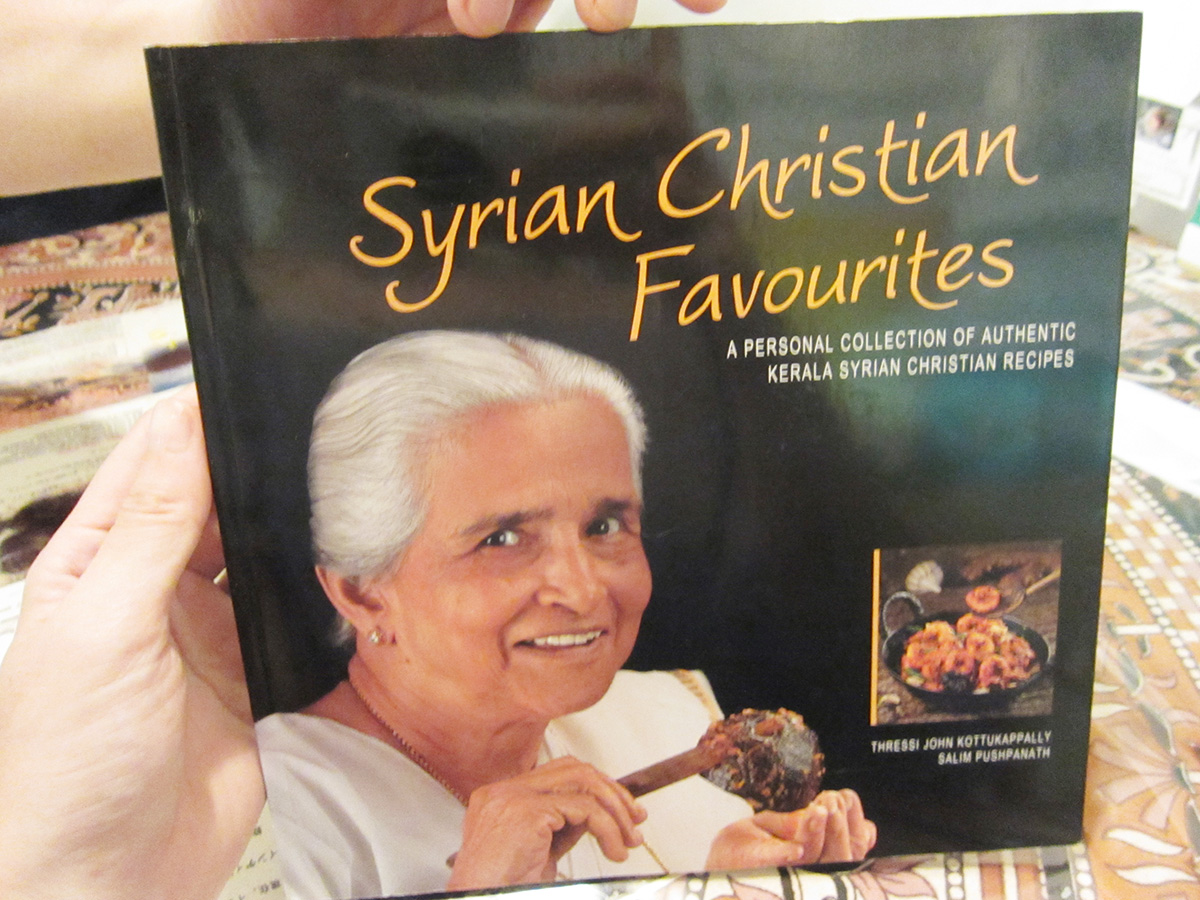 ケララのシリアンクリスチャンの料理本の表紙