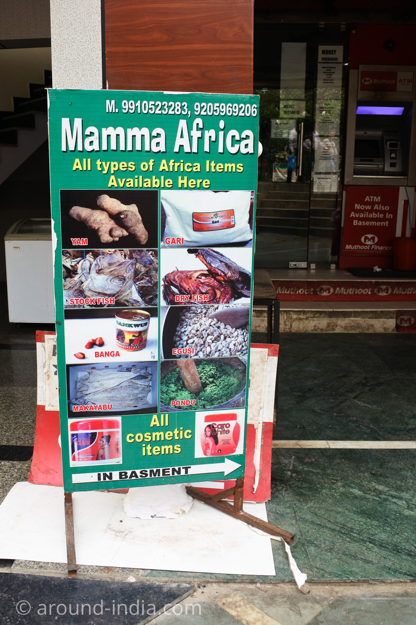 デリーINAマーケットのアフリカ食材店Mamma Africa